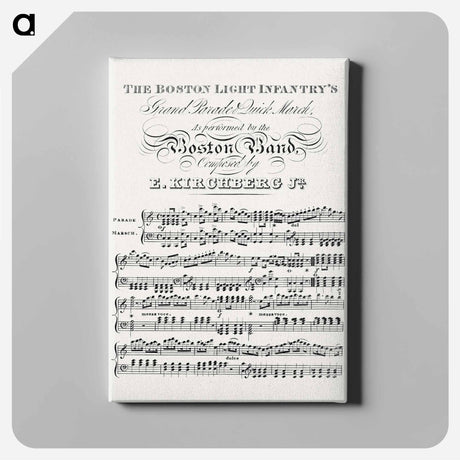 アートパネル-Boston Light Infantry Parade
 - ボストン公共図書館 Canvas.