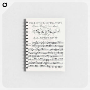 アートメモ帳-Boston Light Infantry Parade
 - ボストン公共図書館 Memo.