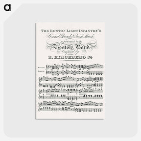 アートポストカード-Boston Light Infantry Parade
 - ボストン公共図書館 Postcard.