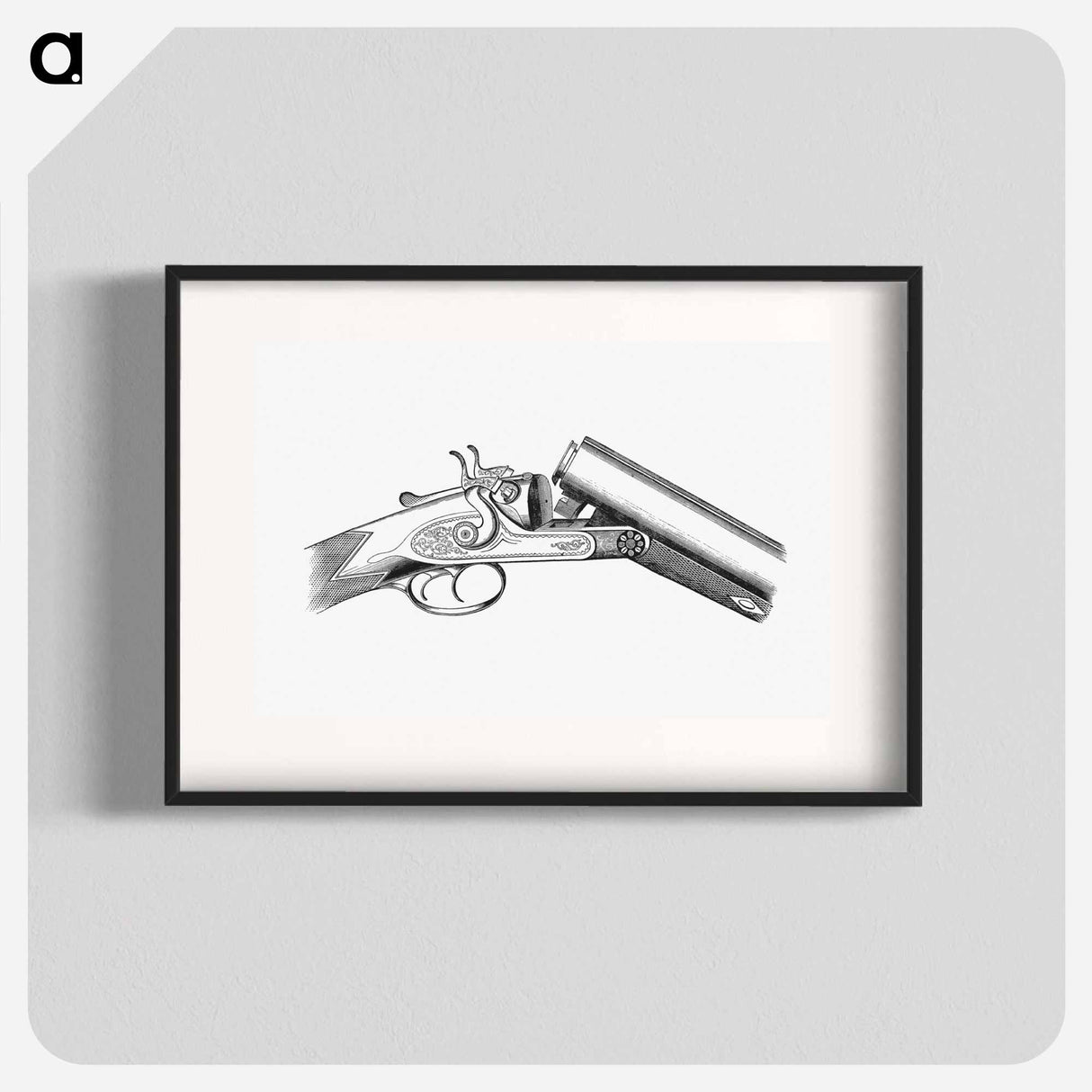 アートポスター-Vintage Gun Published by S.W. Burley
 - 大英図書館 Poster.