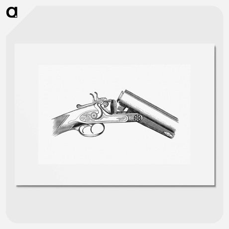 アートポスター-Vintage Gun Published by S.W. Burley
 - 大英図書館 Poster.