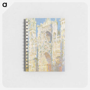 アートメモ帳-Rouen Cathedral, West Façade, Sunlight - クロード モネ Memo.