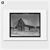 Abandoned Homes in the Widtsoe Area - Dorothea Lange Poster.