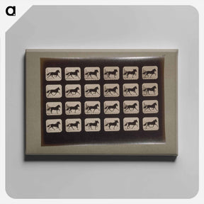 アートパネル-Trotting Horses
 - エドワード マイブリッジ Canvas.