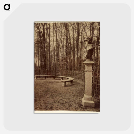 アートポストカード-Versailles, Bosquet de l'arc de triomphe
 - ウジェーヌ アジェ Postcard.