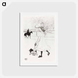 アートポストカード-In the Woods - アンリ ド トゥールーズ ロートレック Postcard.