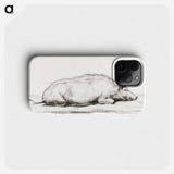 Lying pig - ジャン ベルナール Phone Case.