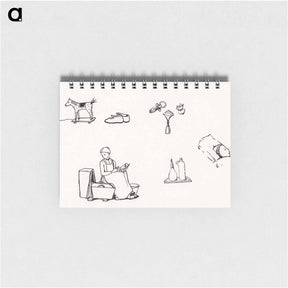 アートメモ帳-Woodcut icons - ユリー デ フラーハ Memo.