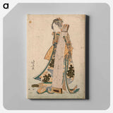 Hokusai's woman - Katsushika Hokusai Canvas.