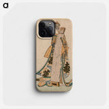 Hokusai's woman - 葛飾 北斎 Phone Case.