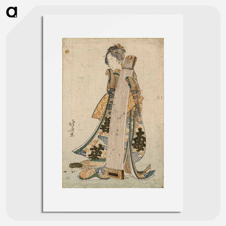 アートポスター-Hokusai's woman - 葛飾 北斎 Poster.