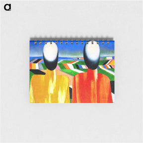 アートメモ帳-Peasants - カジミール マレーヴィチ Memo.