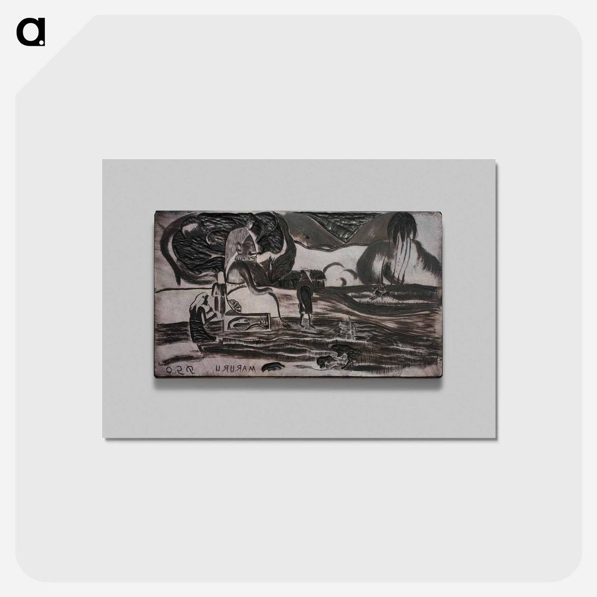 アートポストカード-Maruru (Offerings of Gratitude) - ポール ゴーギャン Postcard.