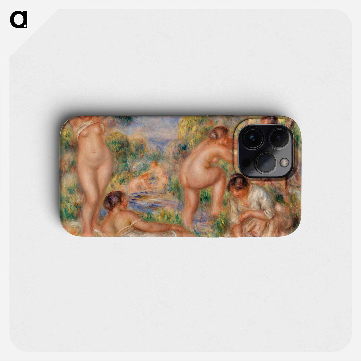 Bathing Group - Pierre Auguste Renoir Phone Case.