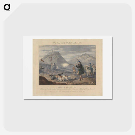 アートポストカード-Sporting in the Scottish Isles: No. I. Grouse Shooting
 - イェール大学アートギャラリー Postcard.