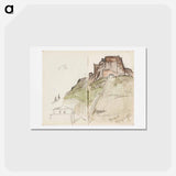 アートポストカード-(unknown)part of a sketchbook - アルバート エーデルフェルト Postcard.