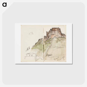 アートポストカード-(unknown)part of a sketchbook - アルバート エーデルフェルト Postcard.