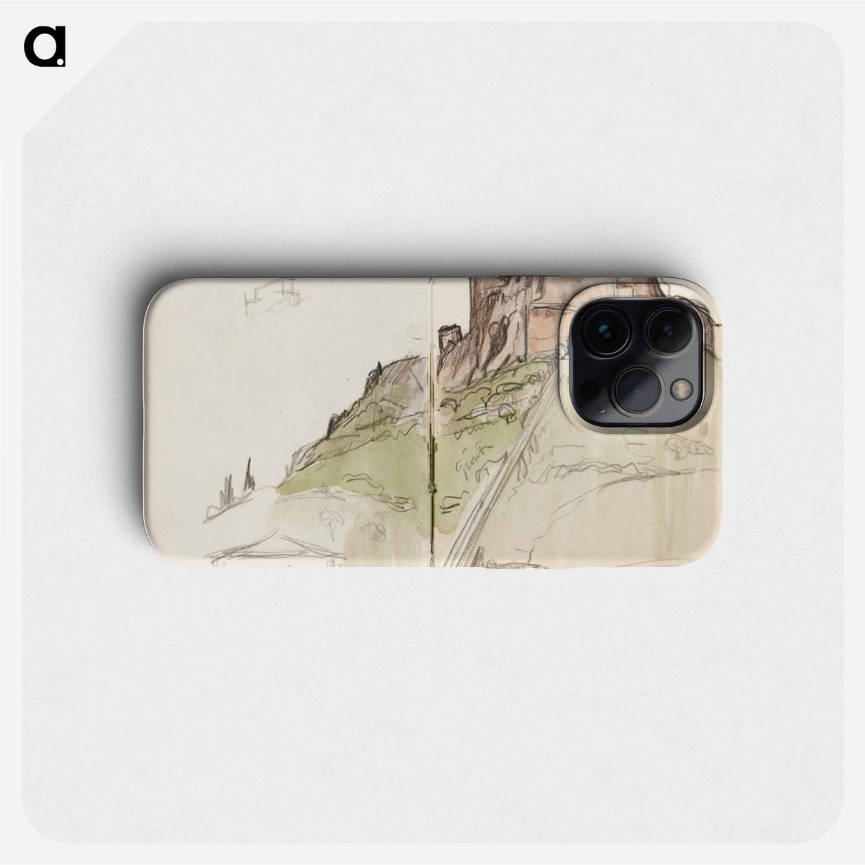 (unknown)part of a sketchbook - アルバート エーデルフェルト Phone Case.