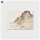 アートポストカード-(unknown)part of a sketchbook - アルバート エーデルフェルト Postcard.