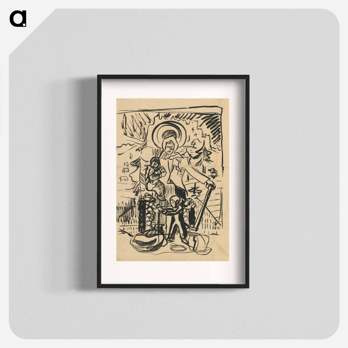 Slovak madonna - アーノルド ピーター ワイズ クビンチャン Poster.