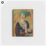 アートメモ帳-Girl in Green Turban
 - バーンズ・コレクション Memo.