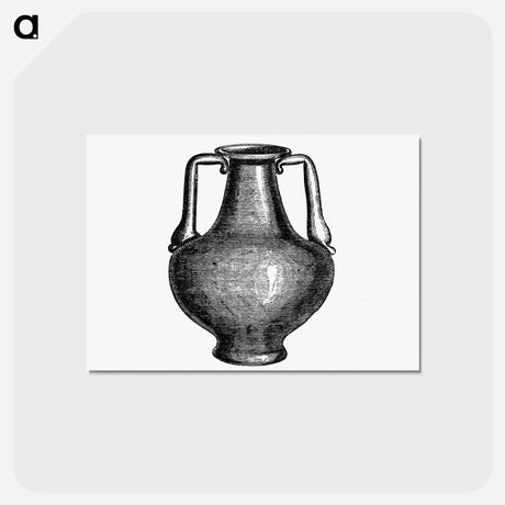 アートポストカード-European Vase Illustration
 - 大英図書館 Postcard.