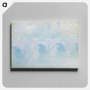 アートパネル-Waterloo Bridge - クロード モネ Canvas.