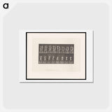 アートポストカード-Posing Pouches
 - エドワード マイブリッジ Postcard.