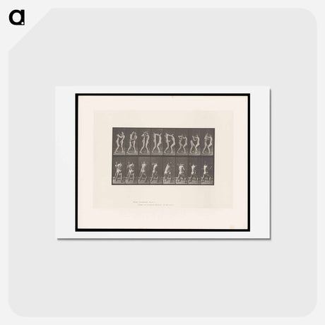 アートポストカード-Posing Pouches
 - エドワード マイブリッジ Postcard.