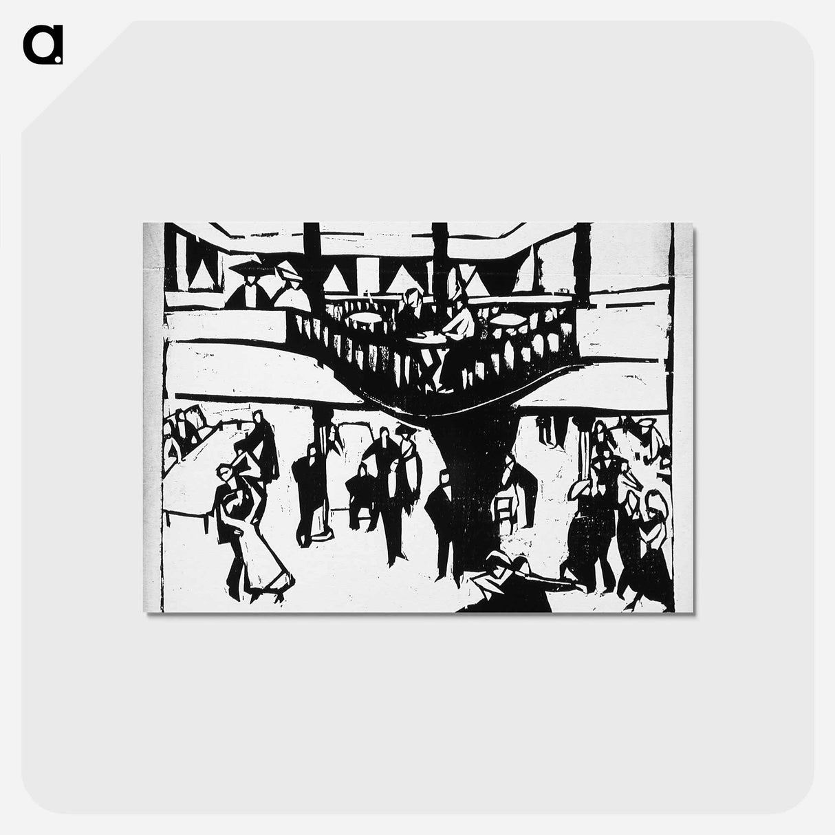 アートポストカード-Ball - エルンスト ルートヴィヒ キルヒナー Postcard.