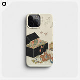 A comparison of Genroku poems and shells - Katsushika Hokusai Phone Case.