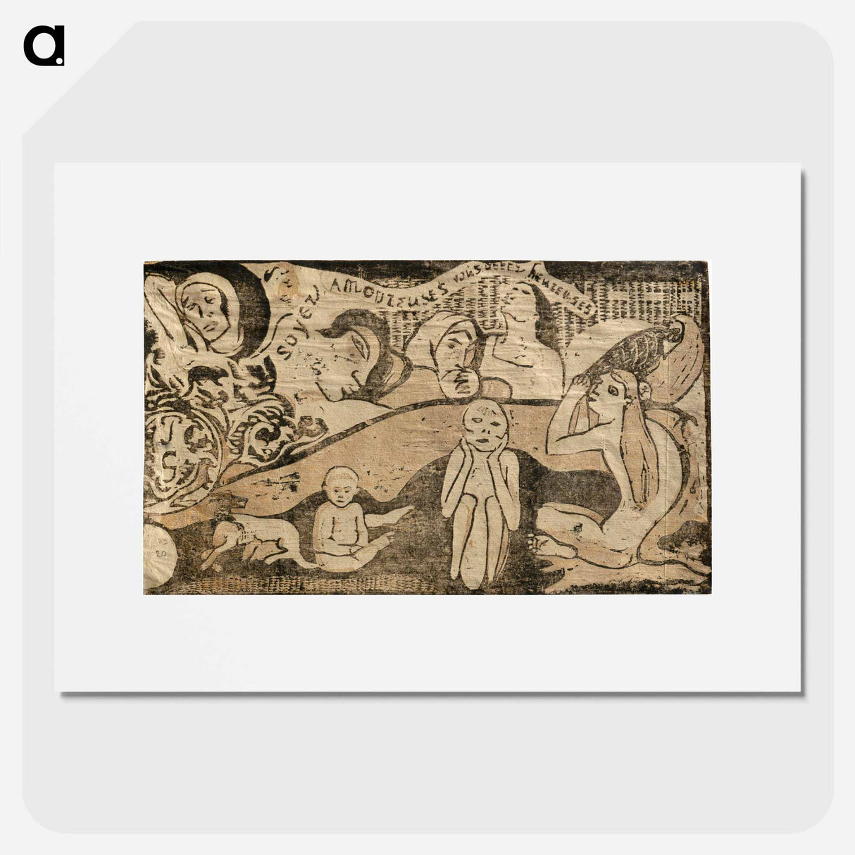 Soyez amoureuses, vous serez heureuses (Love, and You Will be Happy) - ポール ゴーギャン Poster.