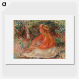 Seated Woman - Pierre-Auguste Renoir Poster.