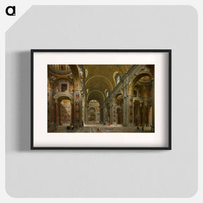 アートポスター-Interior of St. Peter's
 - セントルイス美術館 Poster.