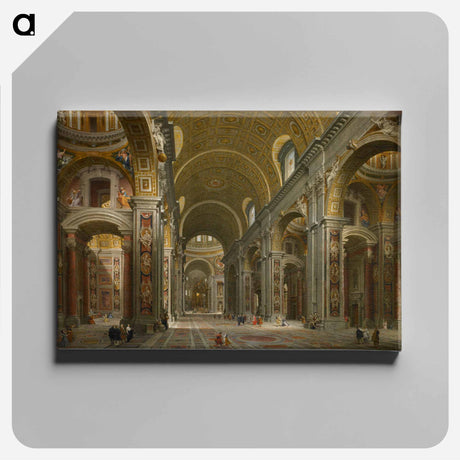 アートパネル-Interior of St. Peter's
 - セントルイス美術館 Canvas.