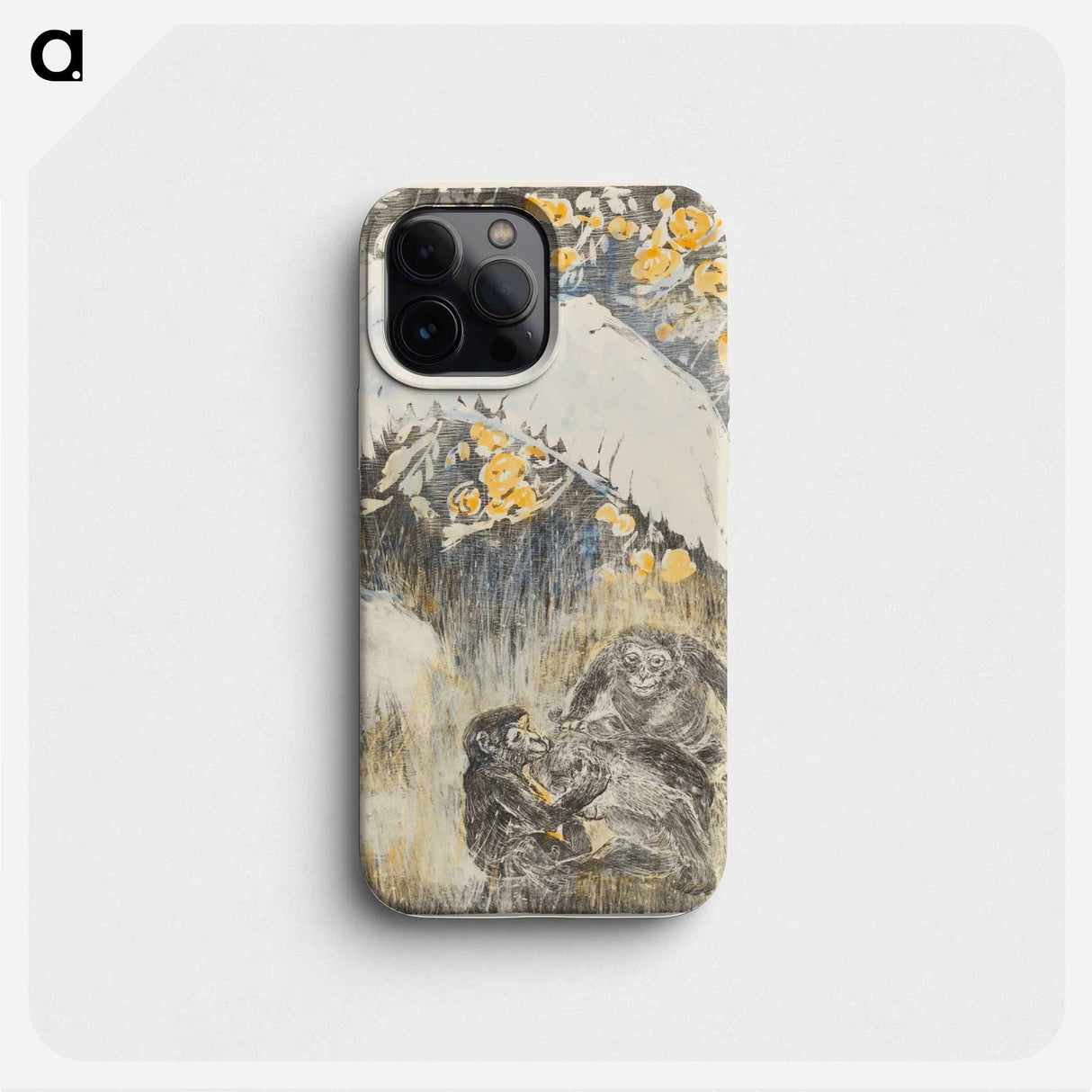 Reiger met dry apen - Theo van Hoytema Phone Case.