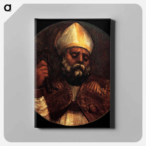 アートパネル-St Ambrose - ティツィアーノ ヴェチェッリオ Canvas.