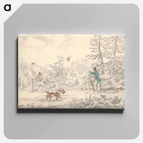 アートパネル-Pheasant Shooting
 - イェール大学アートギャラリー Canvas.