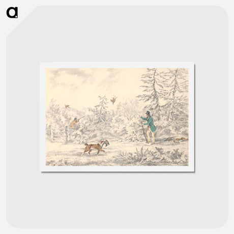 アートポストカード-Pheasant Shooting
 - イェール大学アートギャラリー Postcard.
