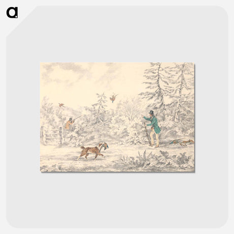アートポストカード-Pheasant Shooting
 - イェール大学アートギャラリー Postcard.
