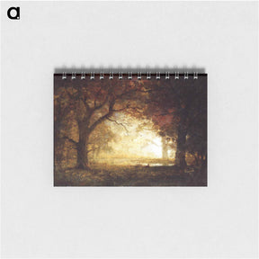アートメモ帳-Forest Sunrise - アルバート ビアスタット Memo.