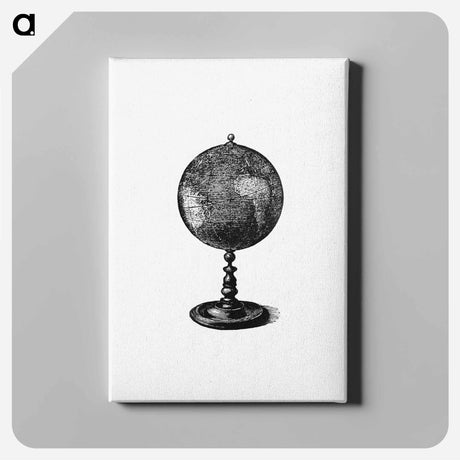 アートパネル-Globe Illustration from Éléments de géographie
 - 大英図書館 Canvas.