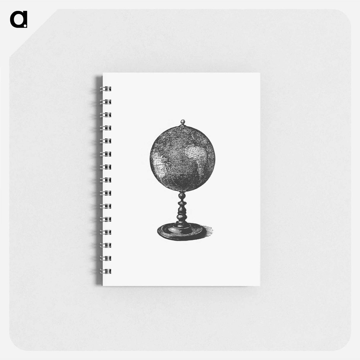 アートメモ帳-Globe Illustration from Éléments de géographie
 - 大英図書館 Memo.