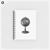 アートメモ帳-Globe Illustration from Éléments de géographie
 - 大英図書館 Memo.