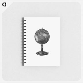 アートメモ帳-Globe Illustration from Éléments de géographie
 - 大英図書館 Memo.