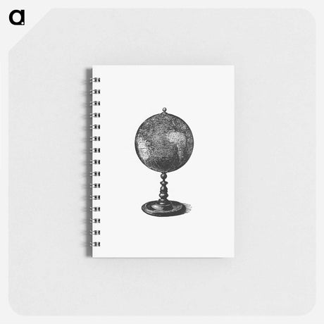 アートメモ帳-Globe Illustration from Éléments de géographie
 - 大英図書館 Memo.