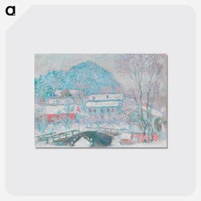 アートポストカード-Sandvika, Norway - クロード モネ Postcard.