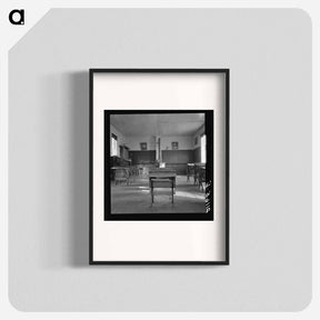 アートポスター-Interior of eastern Oregon one-room county school - ドロテア ラング Poster.
