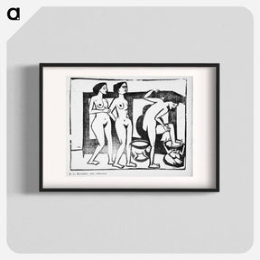 アートポスター-Nudes - エルンスト ルートヴィヒ キルヒナー Poster.