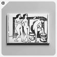 アートパネル-Nudes - エルンスト ルートヴィヒ キルヒナー Canvas.